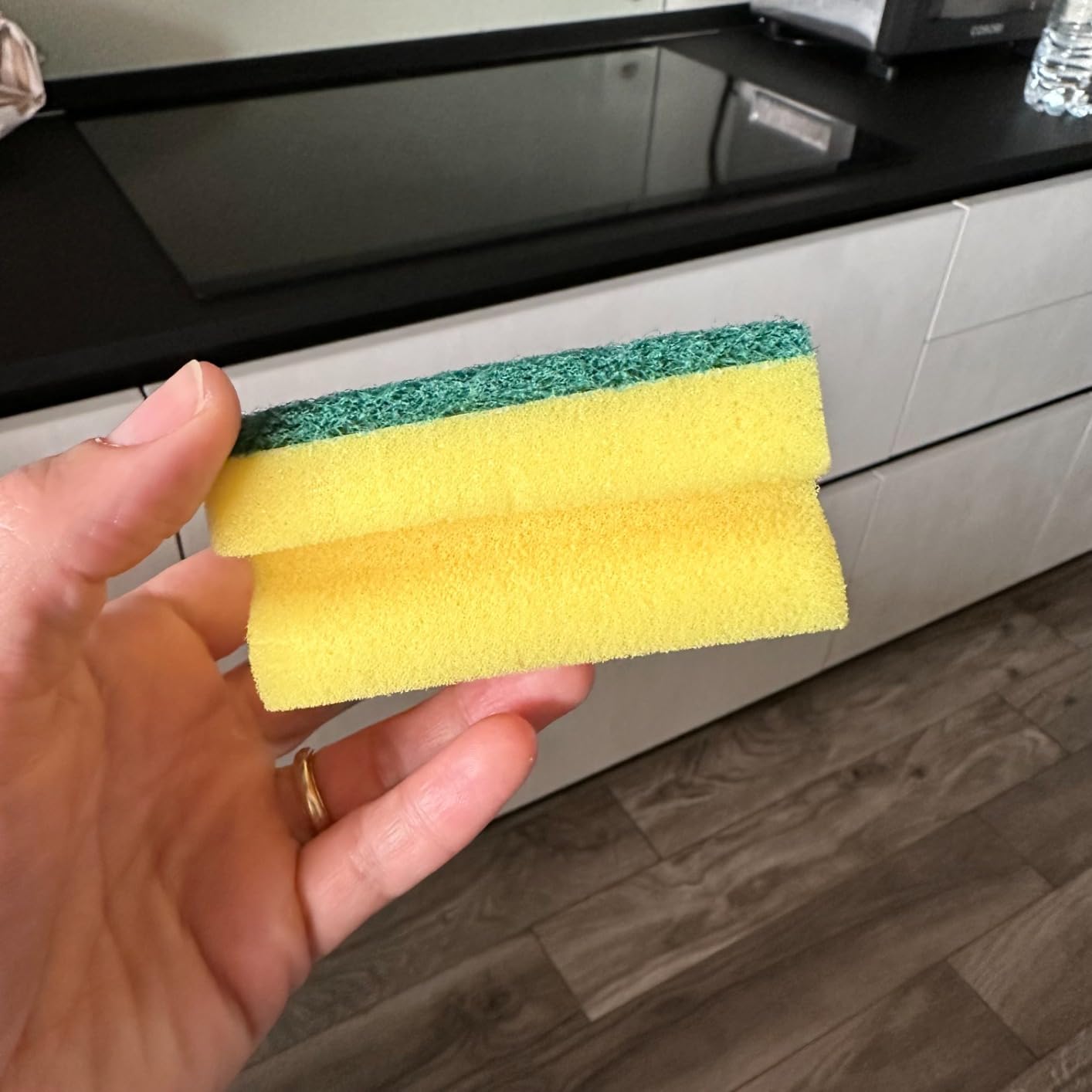 by Amazon Spugne abrasive pulizia 3 pezzi 9x7 cm