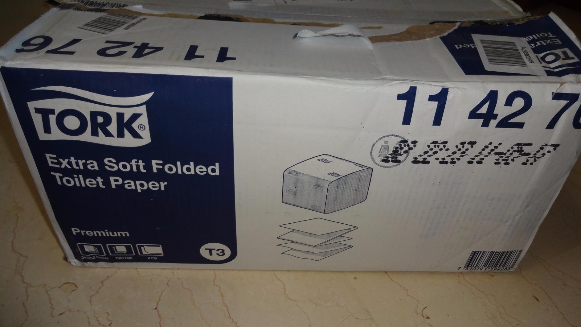 Tork 114276 carta igienica intercalata Premium 30x252 fogli 2 veli