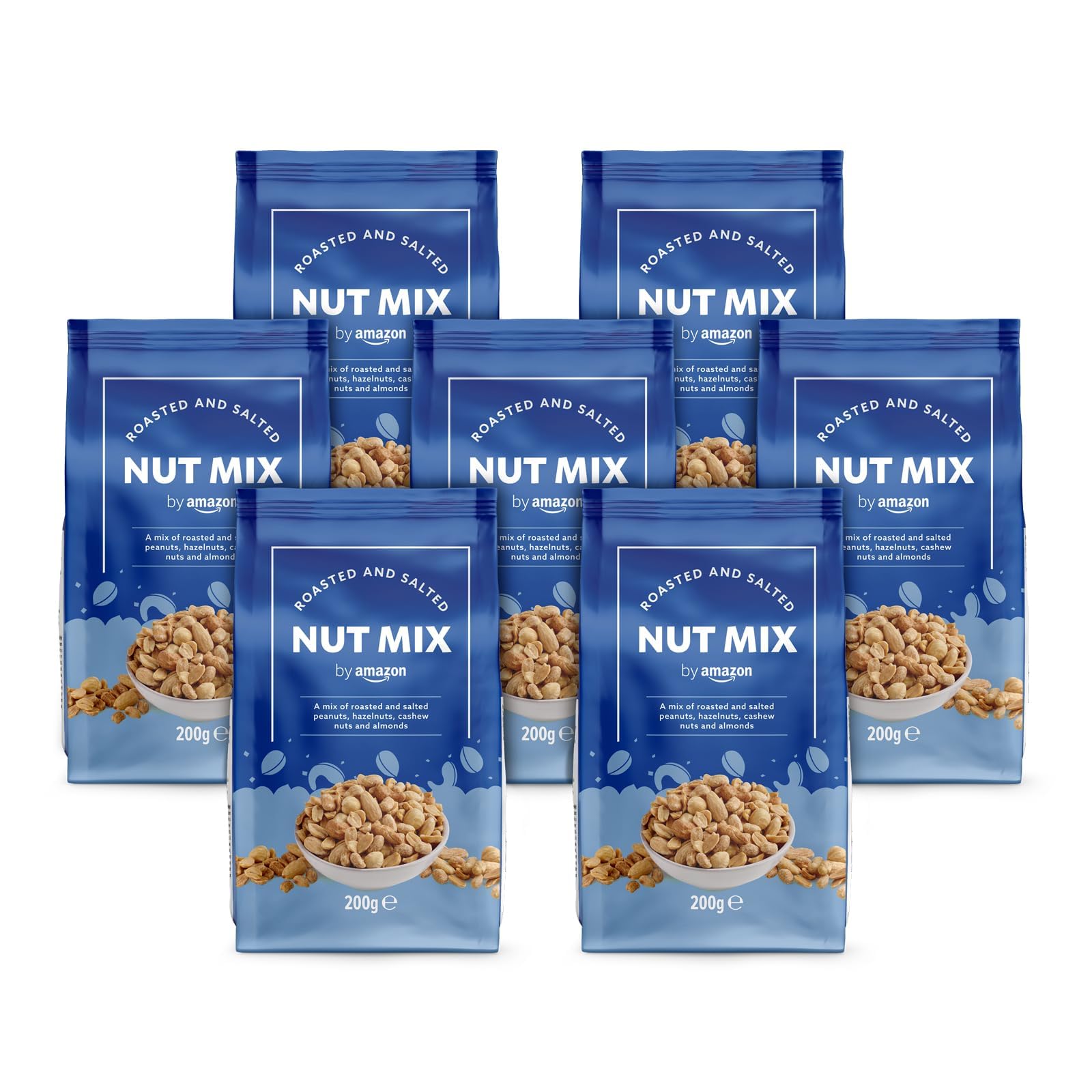 by Amazon Mix Frutta a Guscio Arrostita Salata 7x200 g