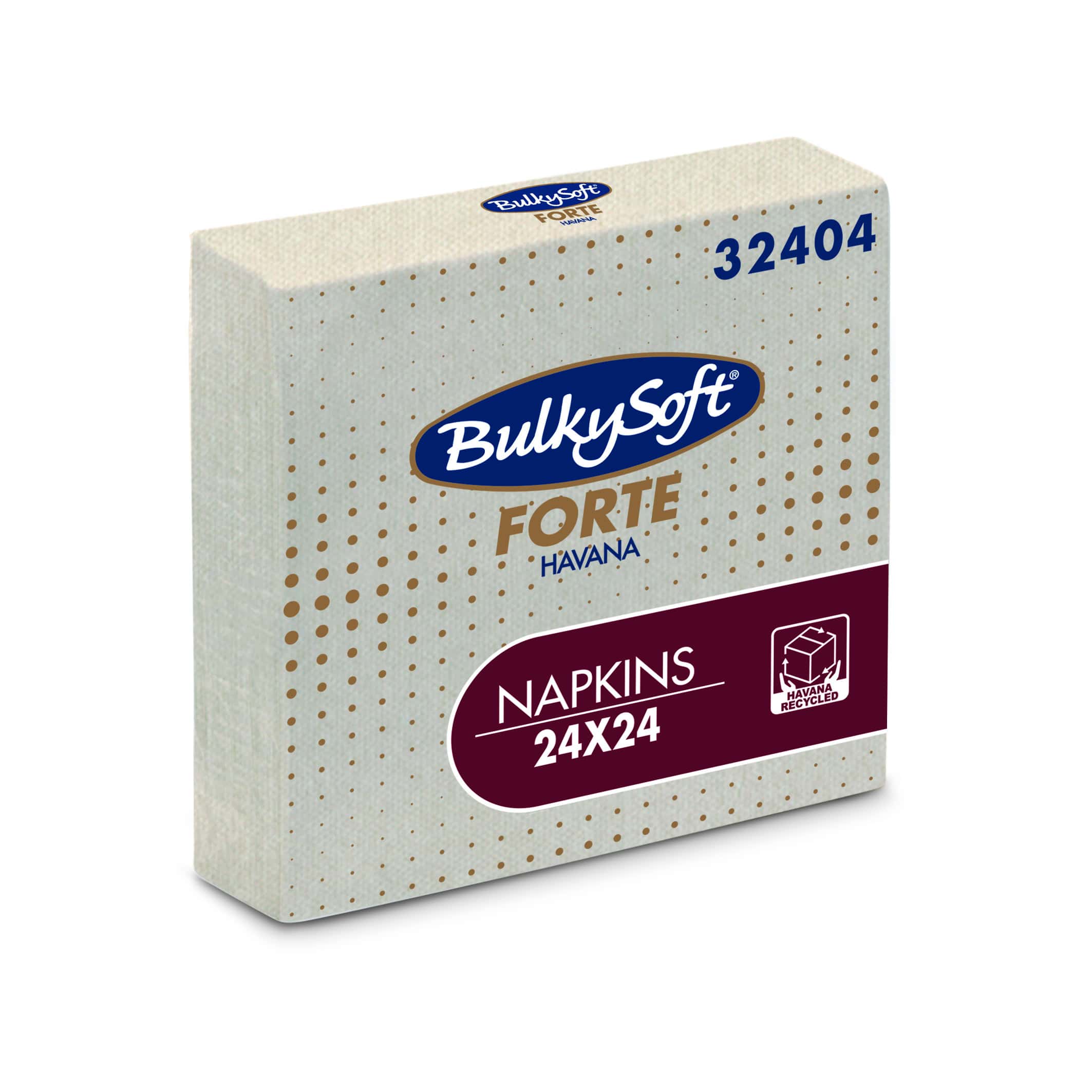 Bulkysoft Forte Havana tovagliolo 24x24 2 veli