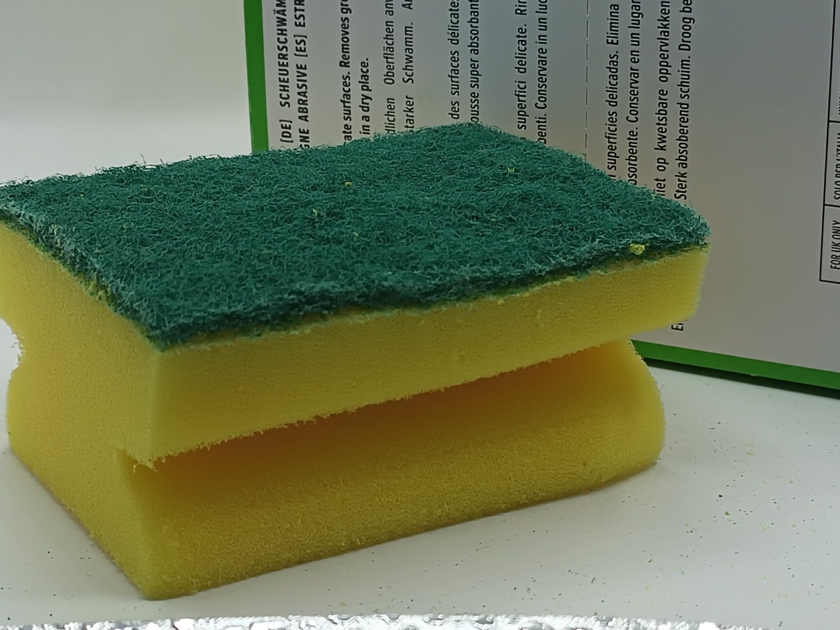by Amazon Spugne abrasive pulizia 3 pezzi 9x7 cm
