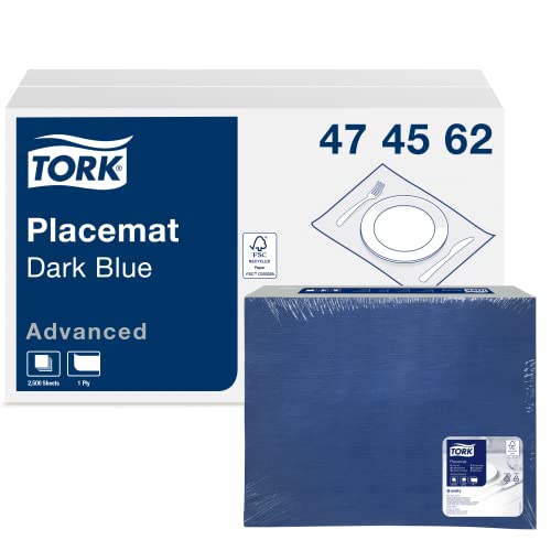 Tork Advanced 474562 tovagliette carta blu scuro 500 pz monovelo