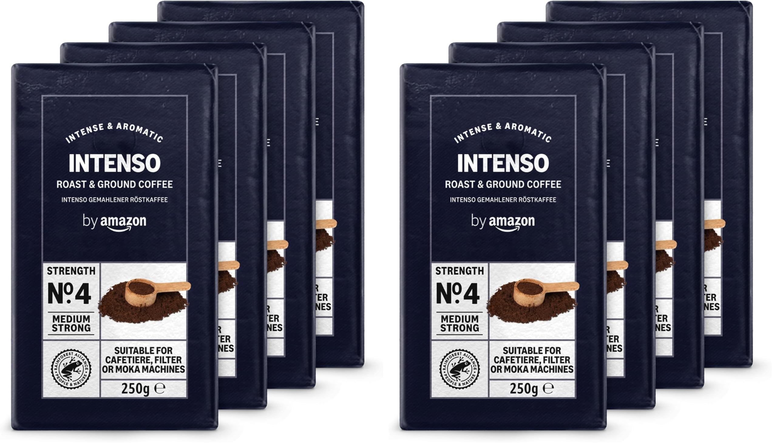 by Amazon Caffè Intenso caffè macinato 1 kg moka