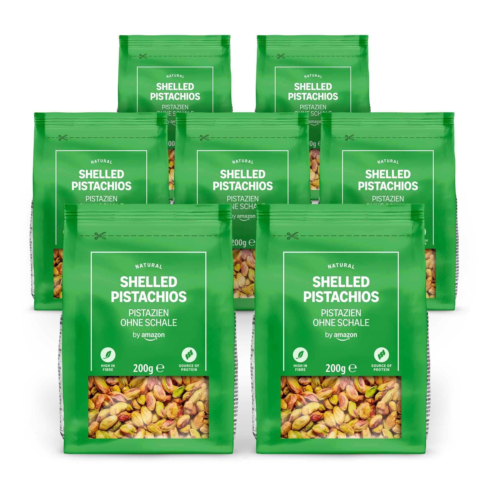by Amazon Naturale pistacchi sgusciati 500 g non salati
