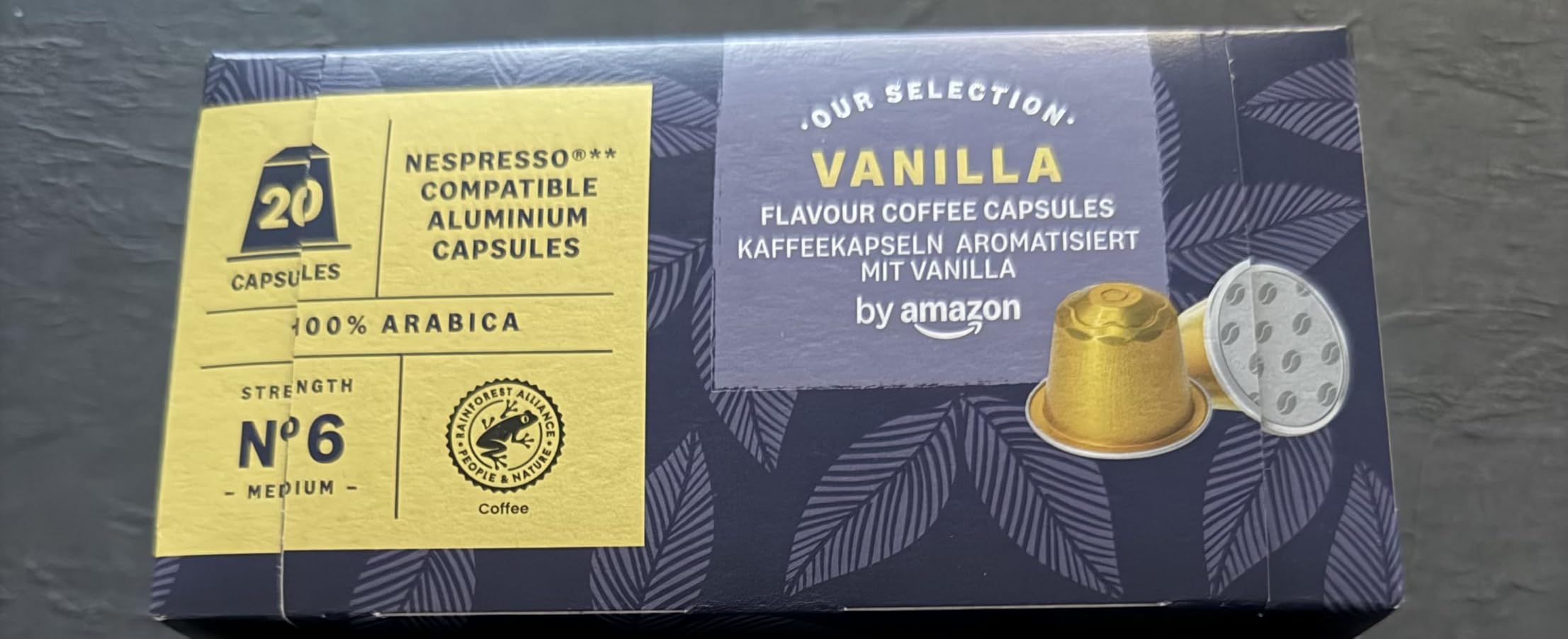 by Amazon Capsule Caffè Vaniglia Nespresso 20pz