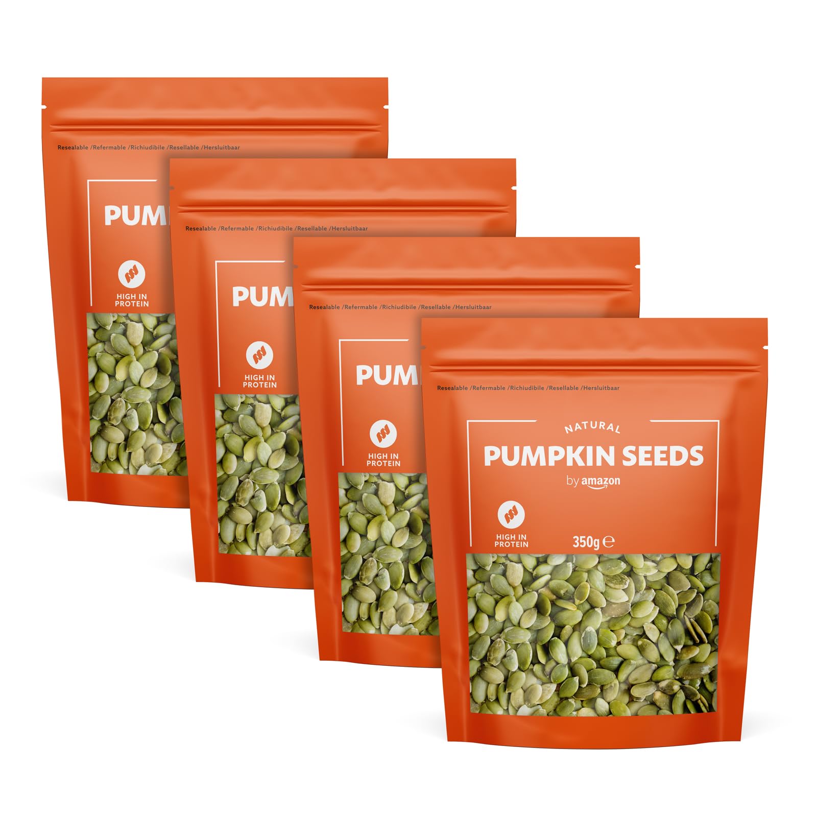 by Amazon semi di zucca naturali 4x350g sgusciati