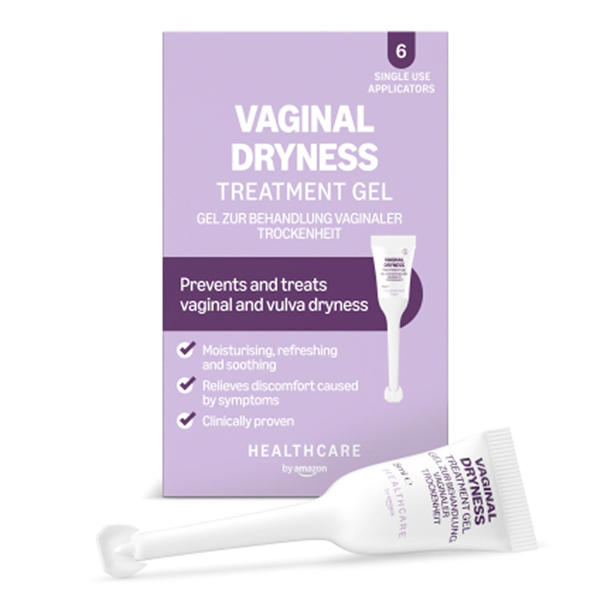 Healthcare by Amazon gel secchezza vaginale 6x5 ml idratante