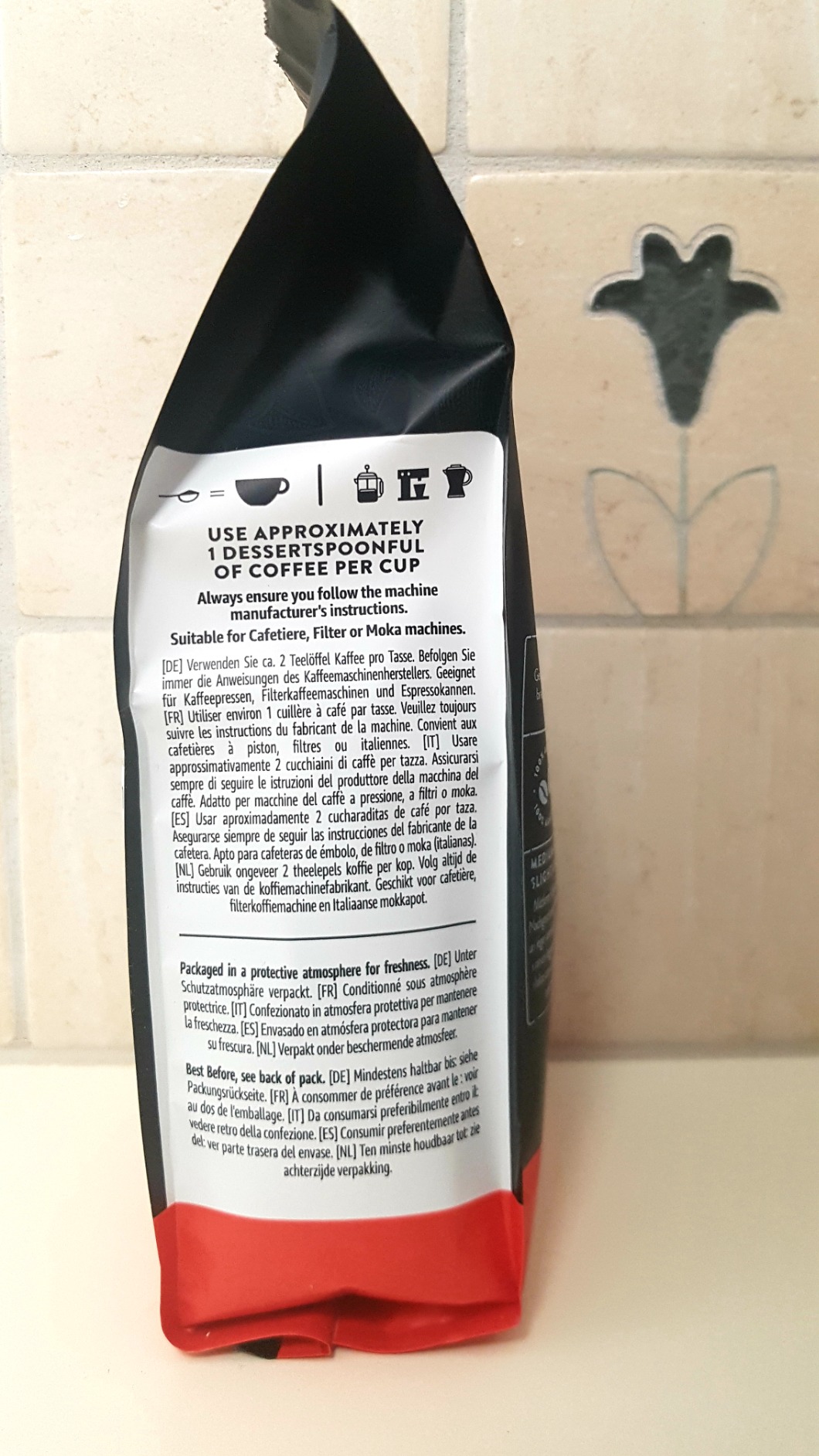 by Amazon Caffè Macinato Brasiliano 6x227g 100% Arabica