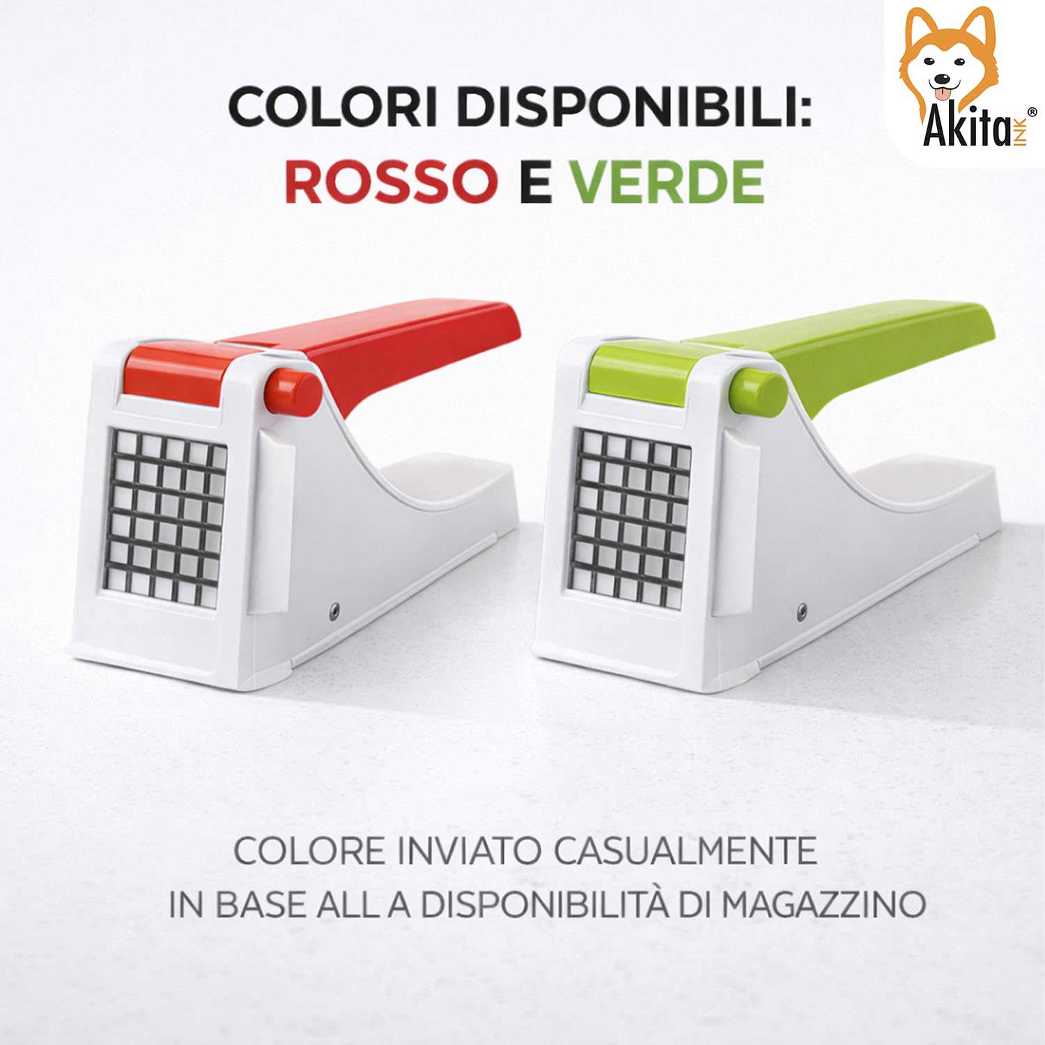 Akitaink Stilo tagliapatate manuale acciaio inox taglio sottile