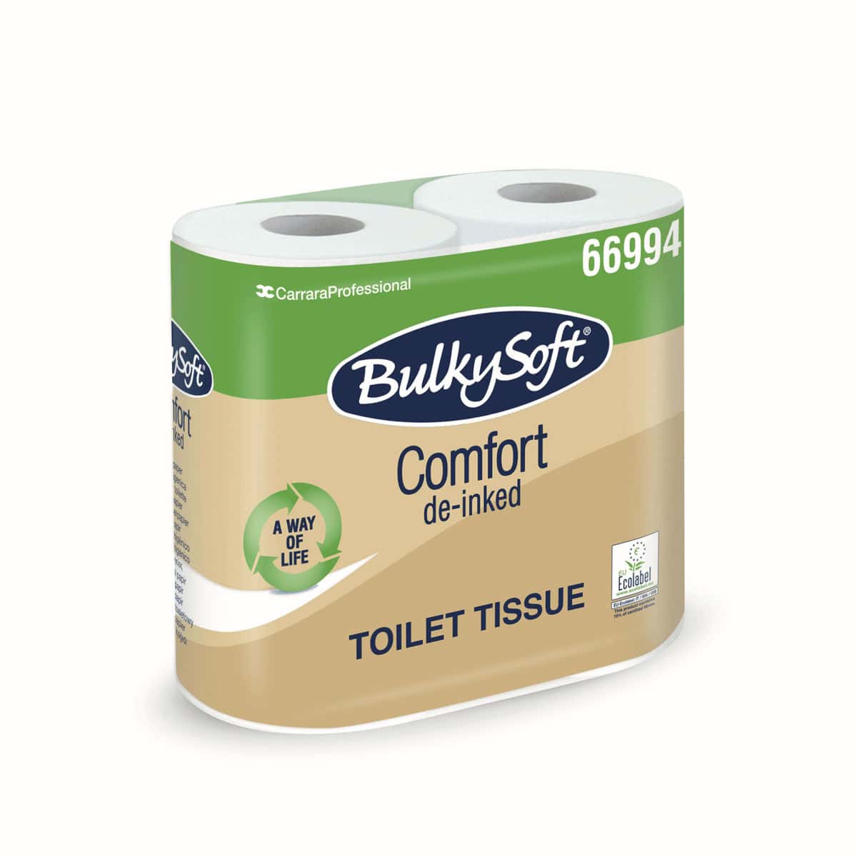 Bulkysoft Comfort carta igienica 4 rotoli 500 strappi