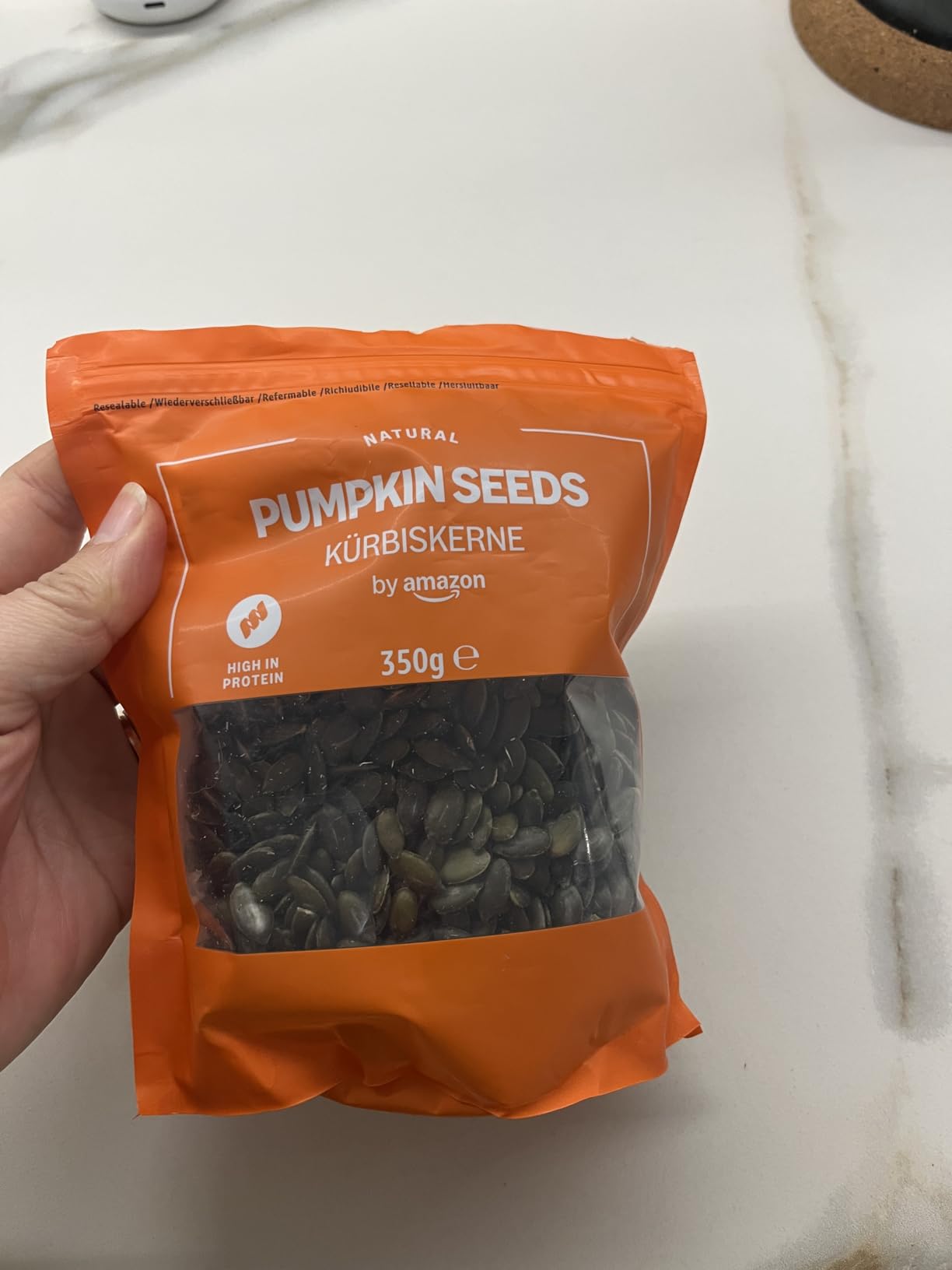 by Amazon semi di zucca naturali 4x350g sgusciati