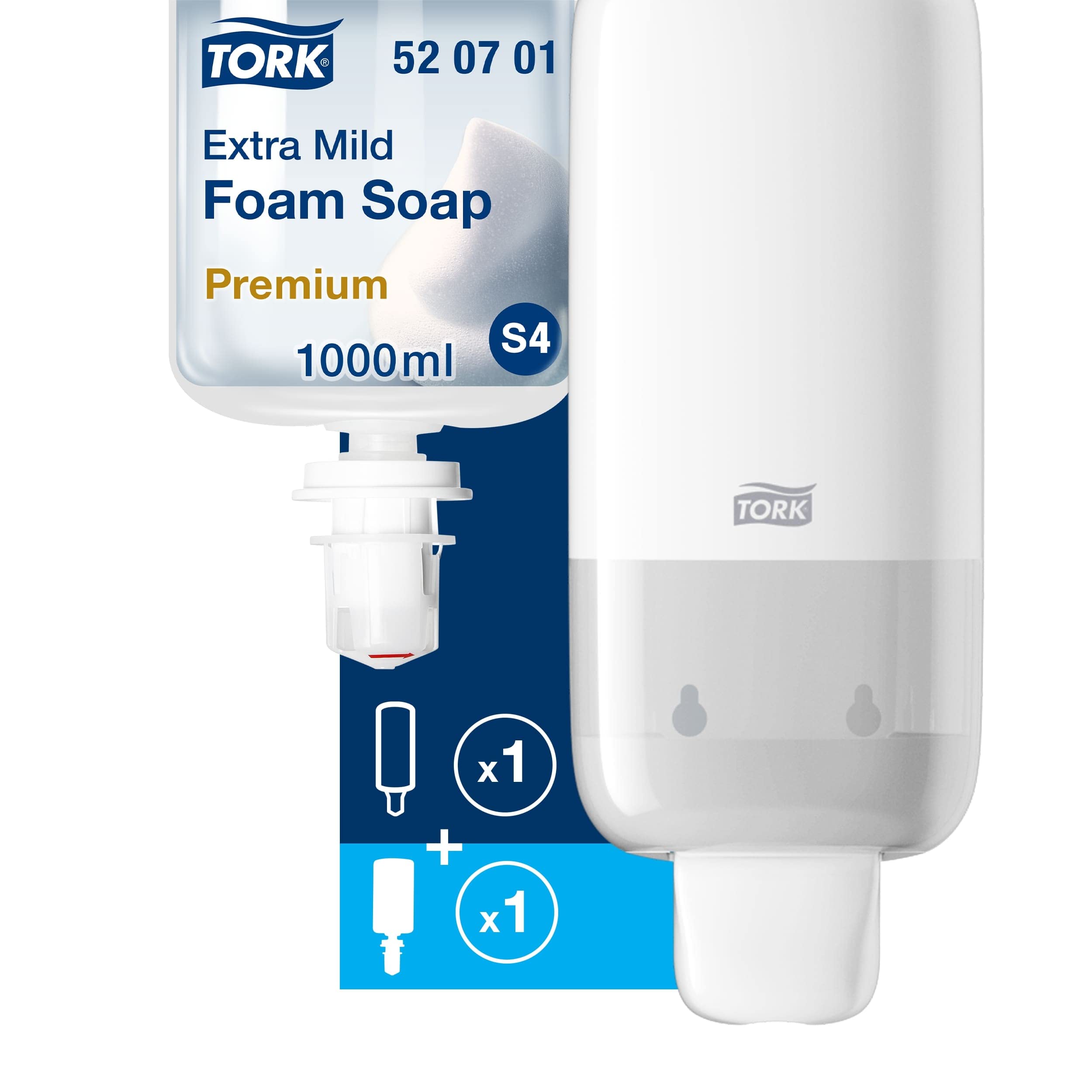 Tork S4 dispenser sapone schiuma + sapone 1000 ml