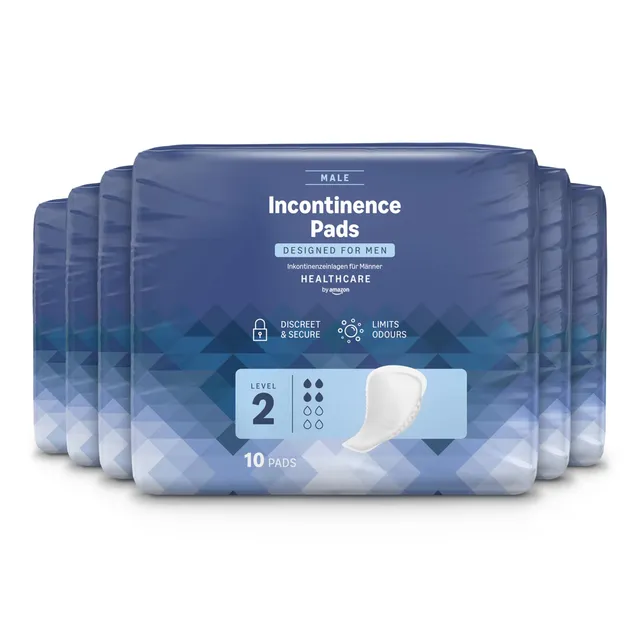 by Amazon assorbenti uomo assorbenza media 60 pezzi bianchi