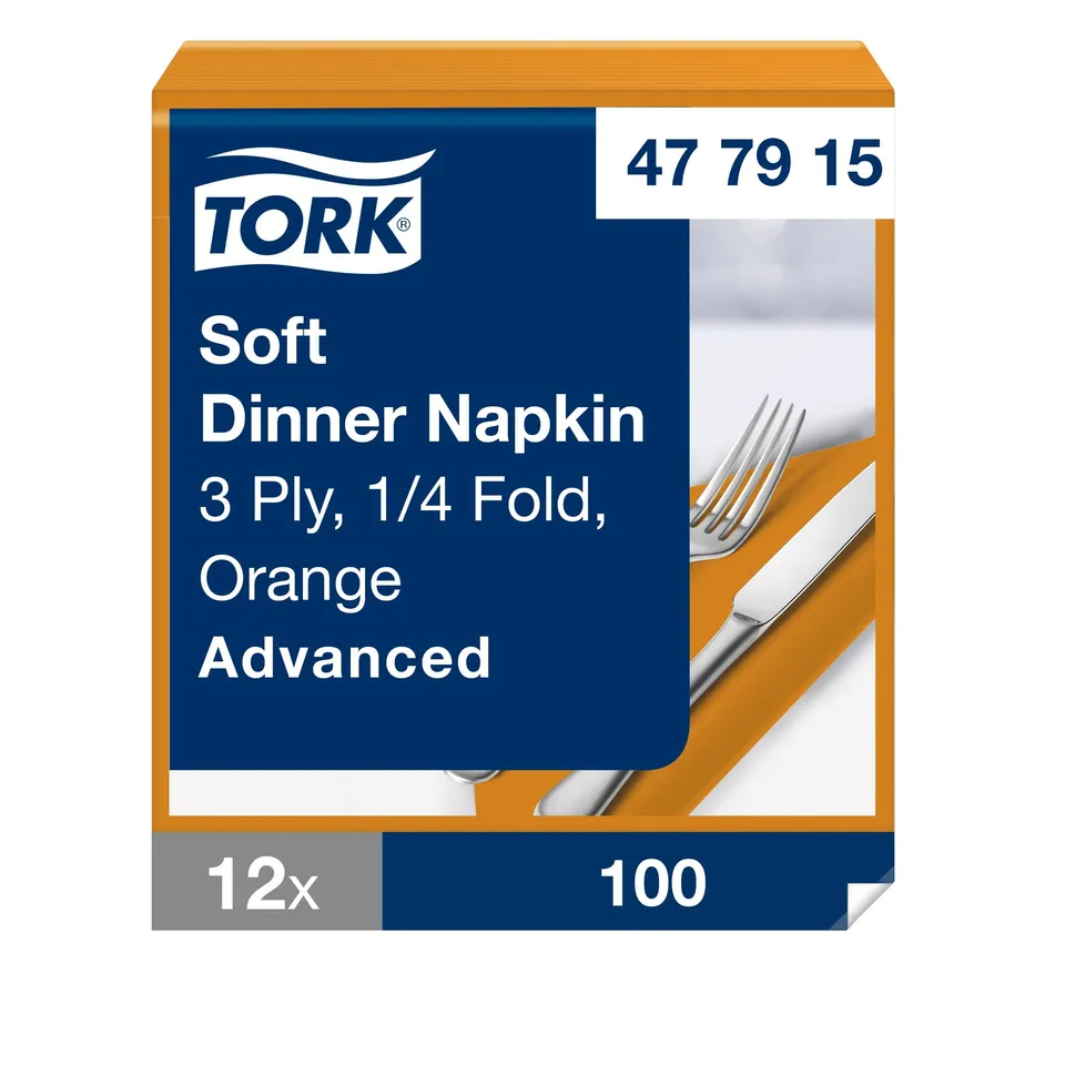 Tork Dinner Soft 477915 tovaglioli arancione 3 veli 1200 pz