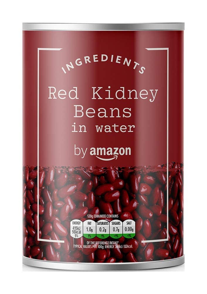 by Amazon fagioli rossi in acqua vegani 400 g