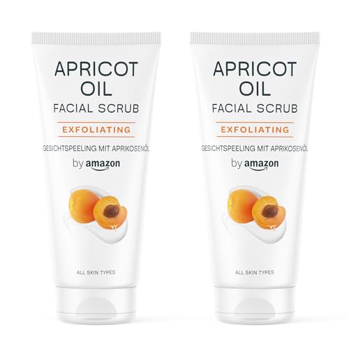 by Amazon Albicocca Scrub Viso 2x100 ml esfoliante