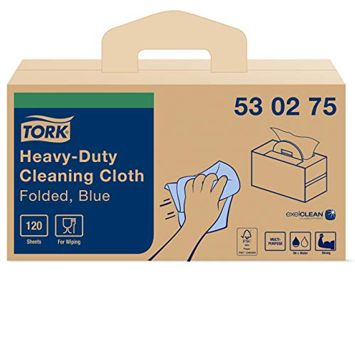 Tork 530275 Panno Pulizia Ultraresistente Blu 120 Panni