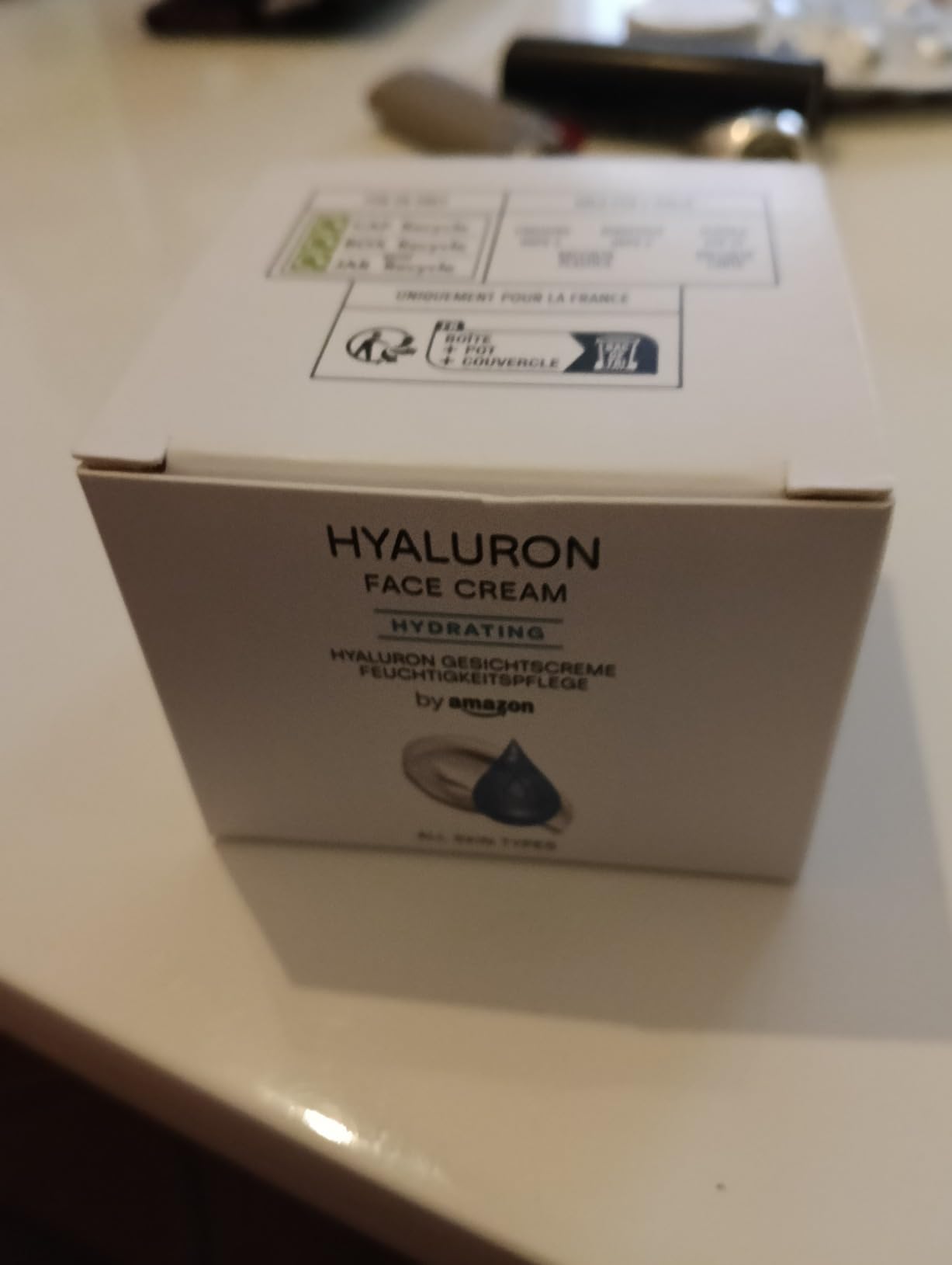 by Amazon Crema Viso Acido Ialuronico 50 ml Pelle Sensibile