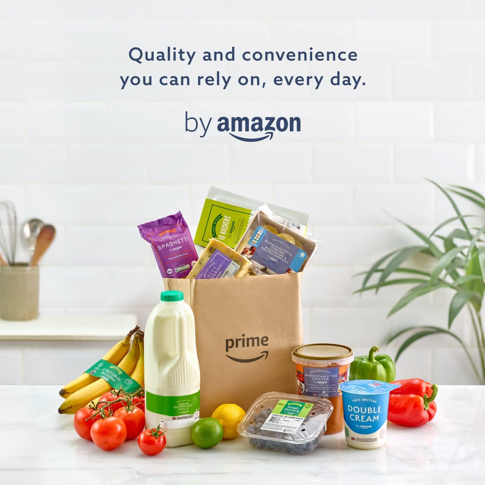 by Amazon Spaghetti Integrali pasta 500g grano duro