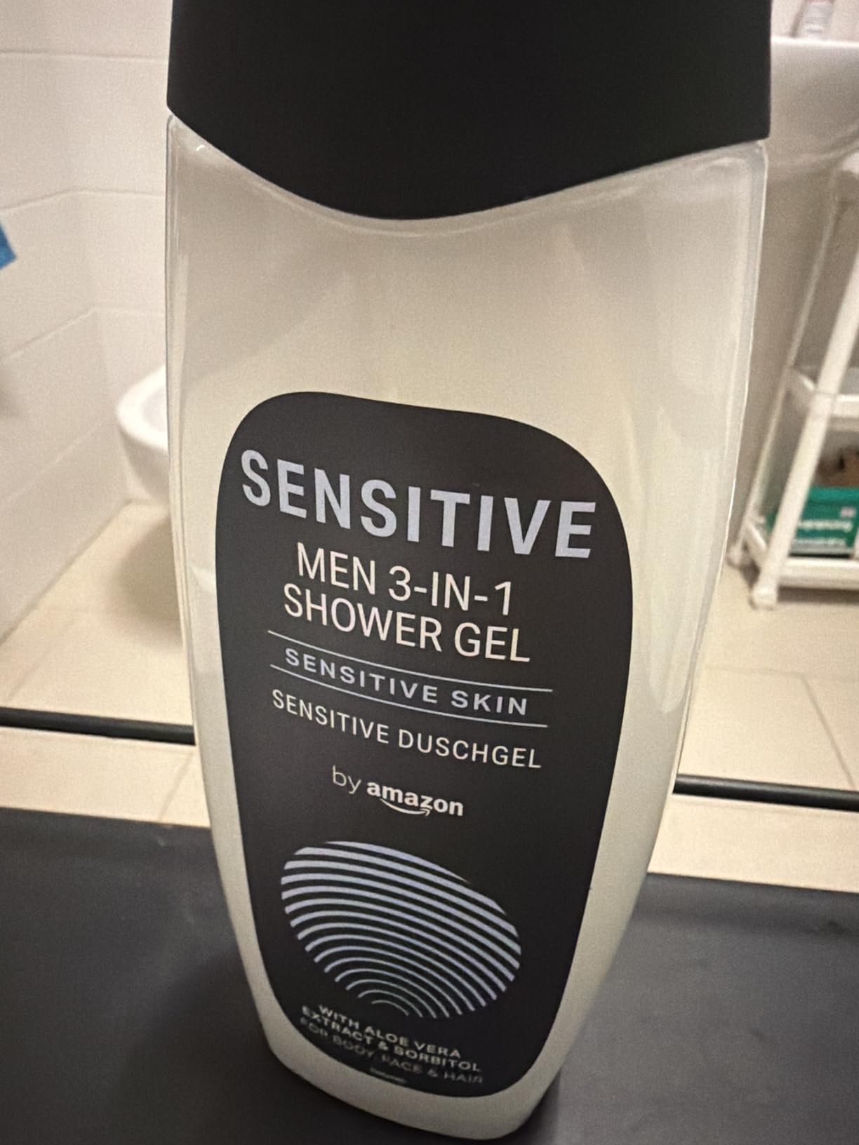 by Amazon Gel Doccia Uomo 3 in 1 Sensitive 2x500 ml