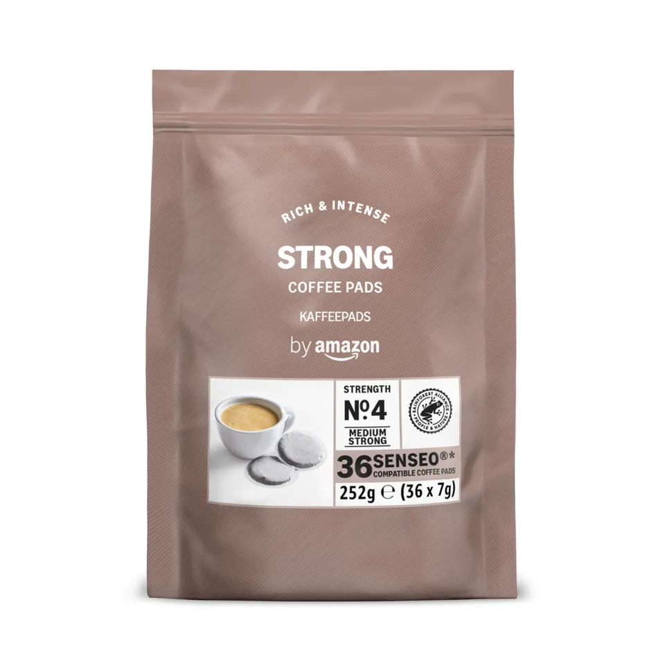 by Amazon Strong Cialde Caffè Arabica Senseo 36 Pezzi tostatura scura