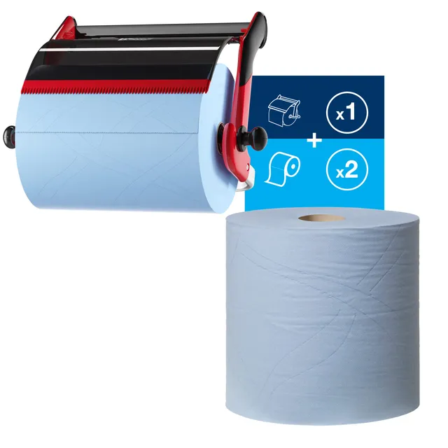 Tork W1 dispenser asciugamani a muro 2x750 extra forte