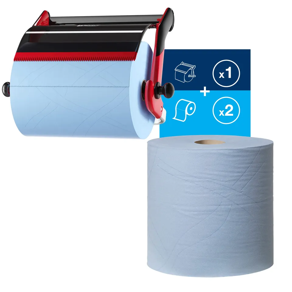 Tork W1 dispenser asciugamani a muro 2x750 extra forte