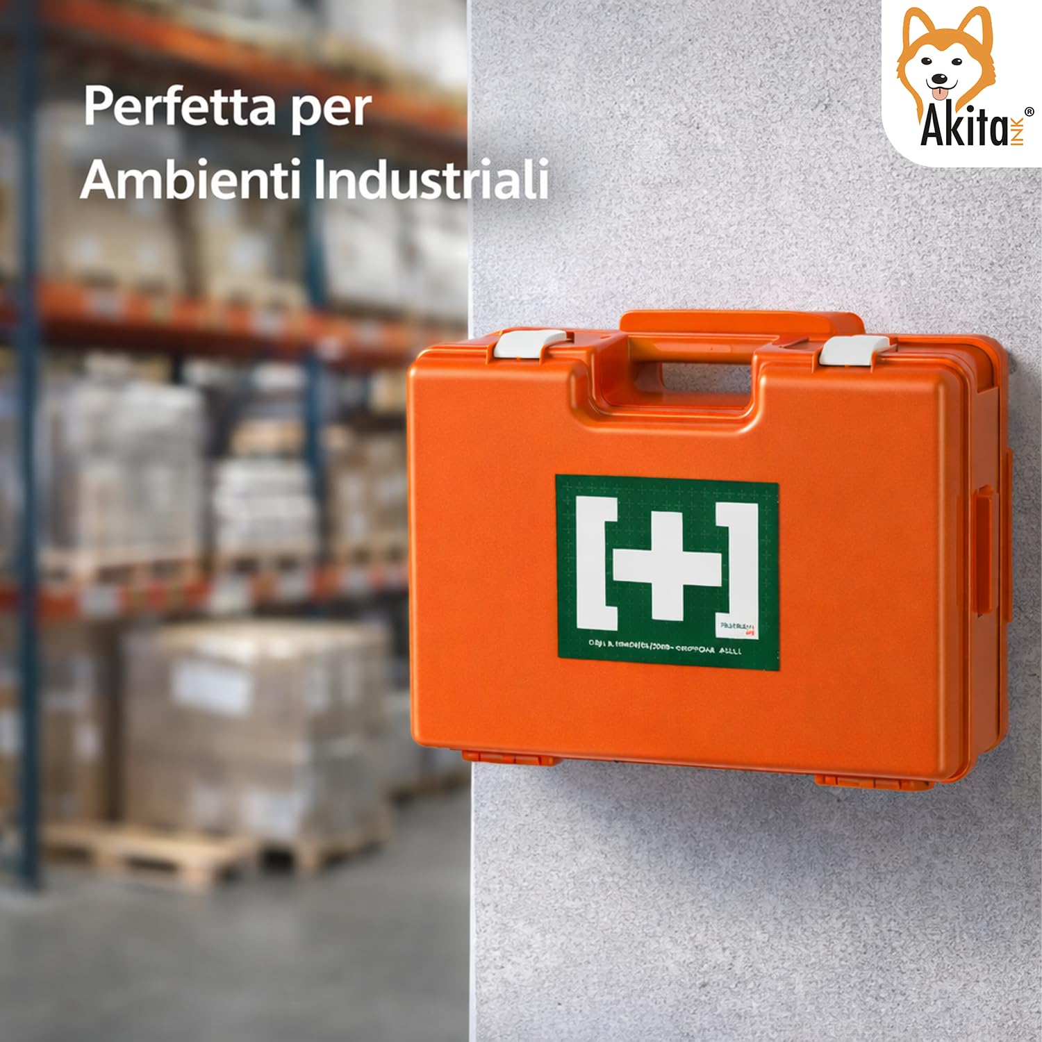 Akitaink Allegato 1 cassetta pronto soccorso aziendale con sfigmomanometro