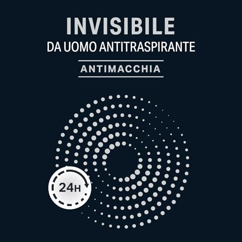 by Amazon Invisible Deodorante Roll-On Uomo 75 ml anti-macchia