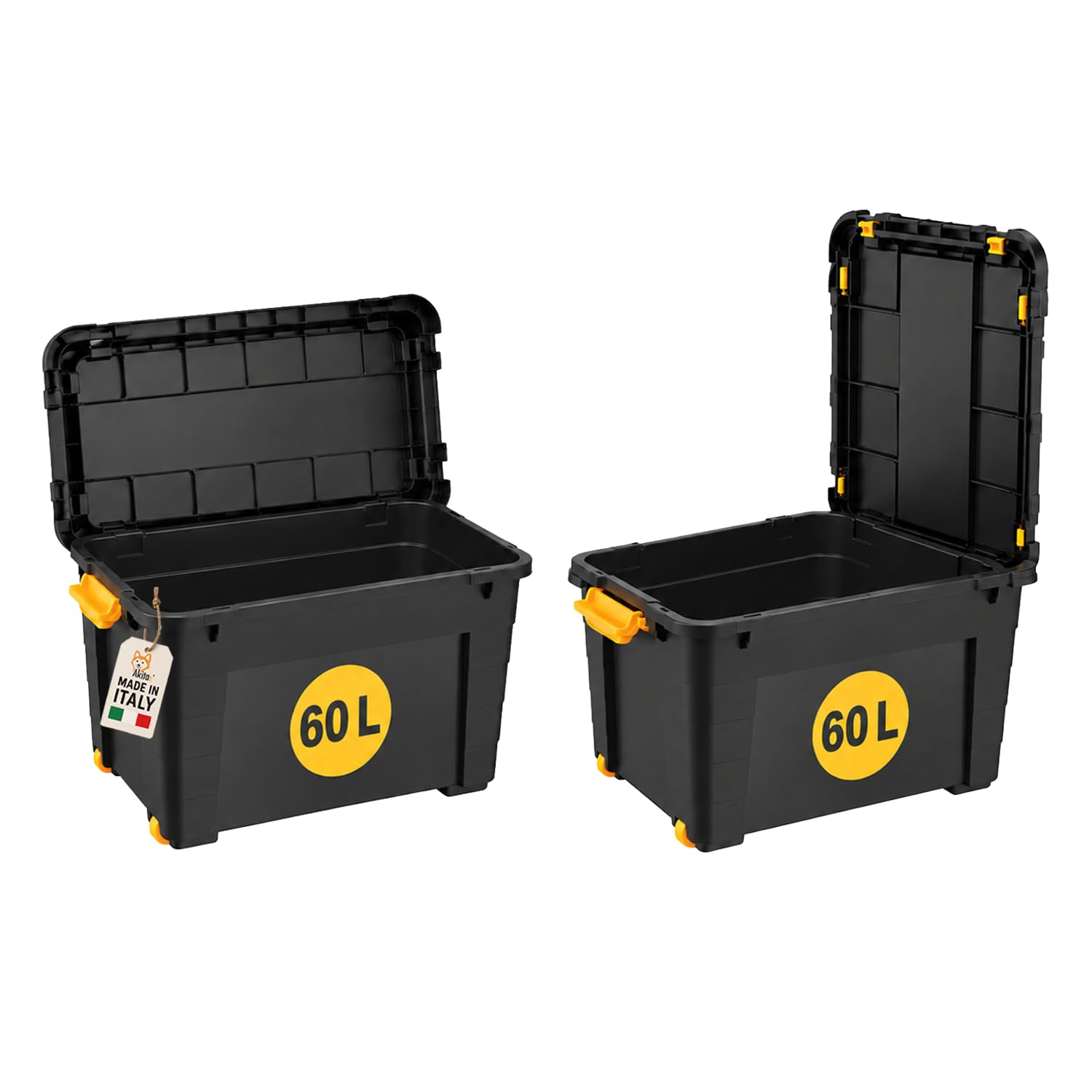 Akitaink Magic4Up box contenitore 60 L nero 1 pezzo