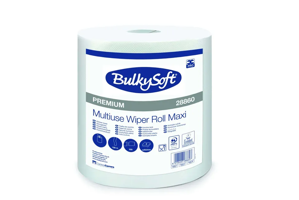 Bulkysoft Premium Multiuse Wiper Roll Maxi rotolo multiuso