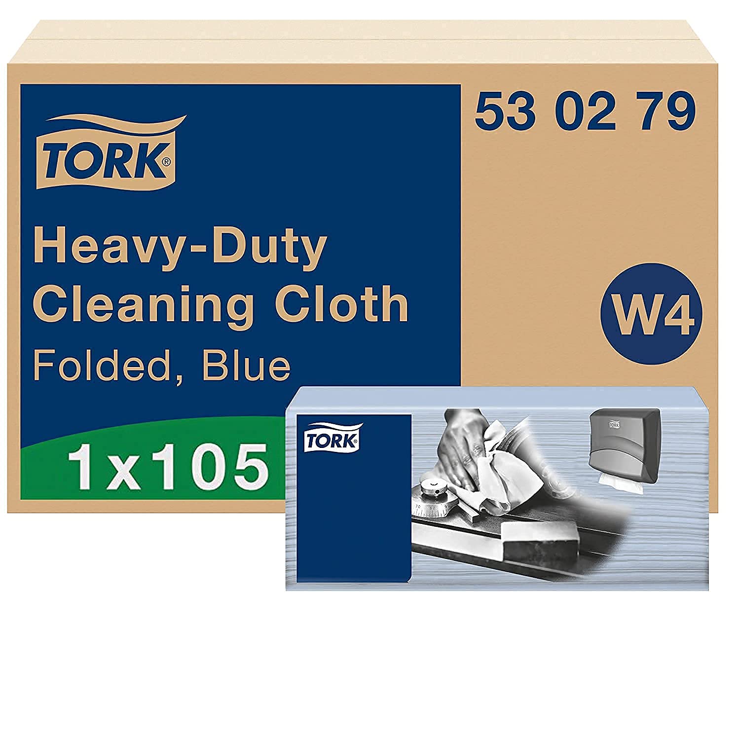 Tork 530279 panni pulizia blu 105 pezzi resistenti