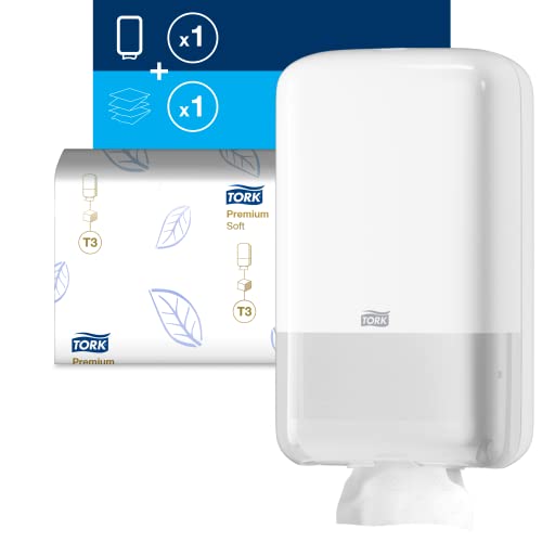 Tork T3 dispenser carta igienica con ricarica 30x252 fogli morbida