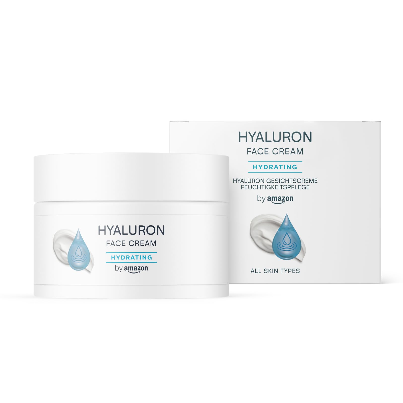 by Amazon Crema Viso Acido Ialuronico 50 ml Pelle Sensibile