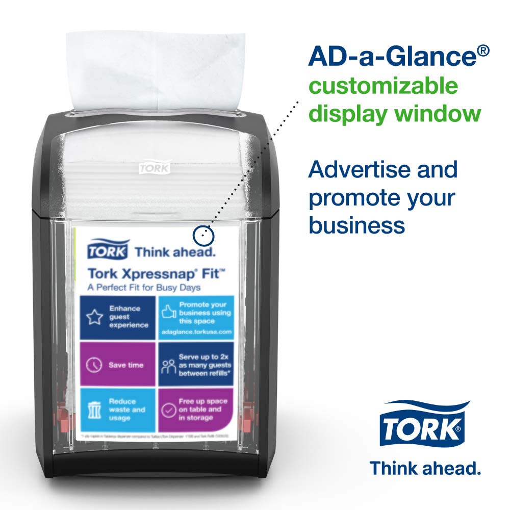Tork Xpressnap Fit N14 272900 dispenser tovaglioli nero 4 pz