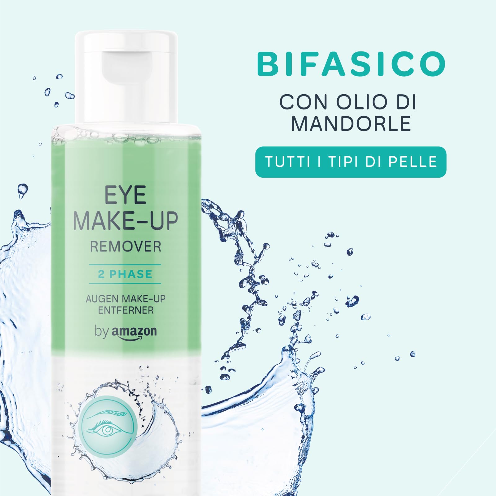 by Amazon struccante occhi bifasico waterproof 2x100 ml