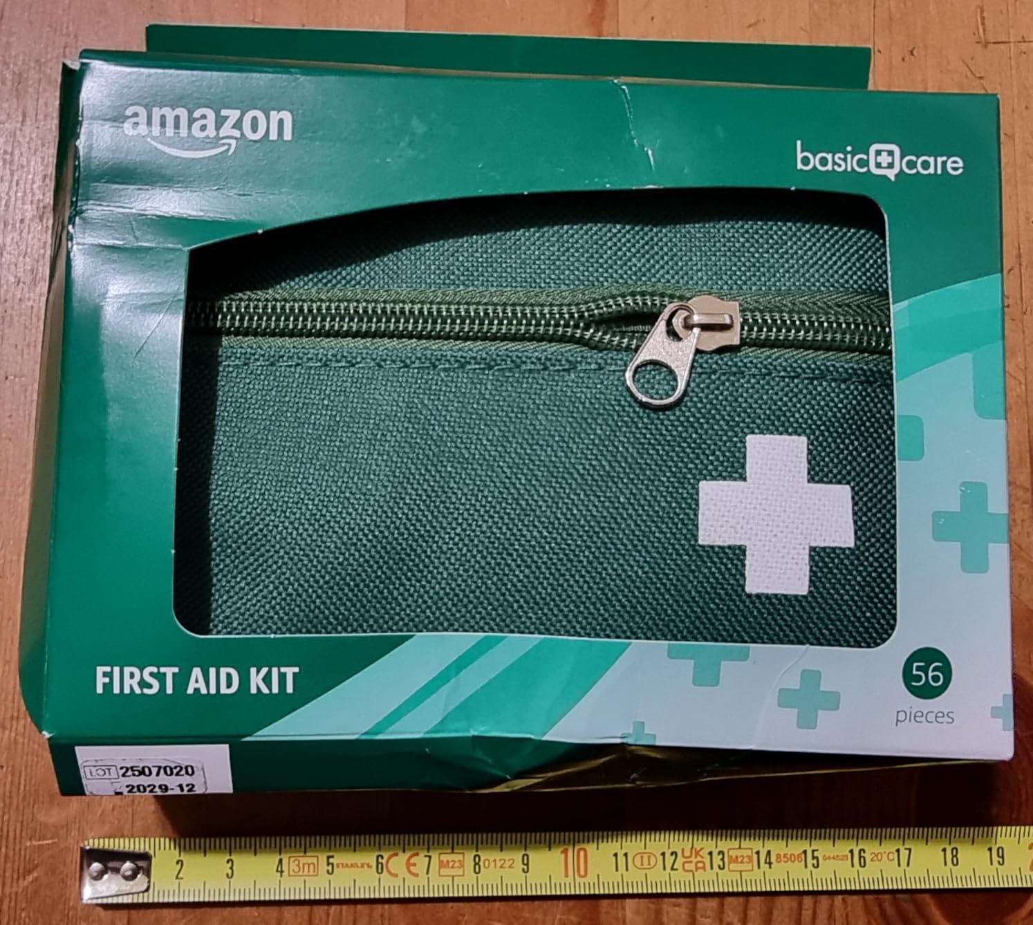 Healthcare by Amazon kit pronto soccorso 56 pezzi verde