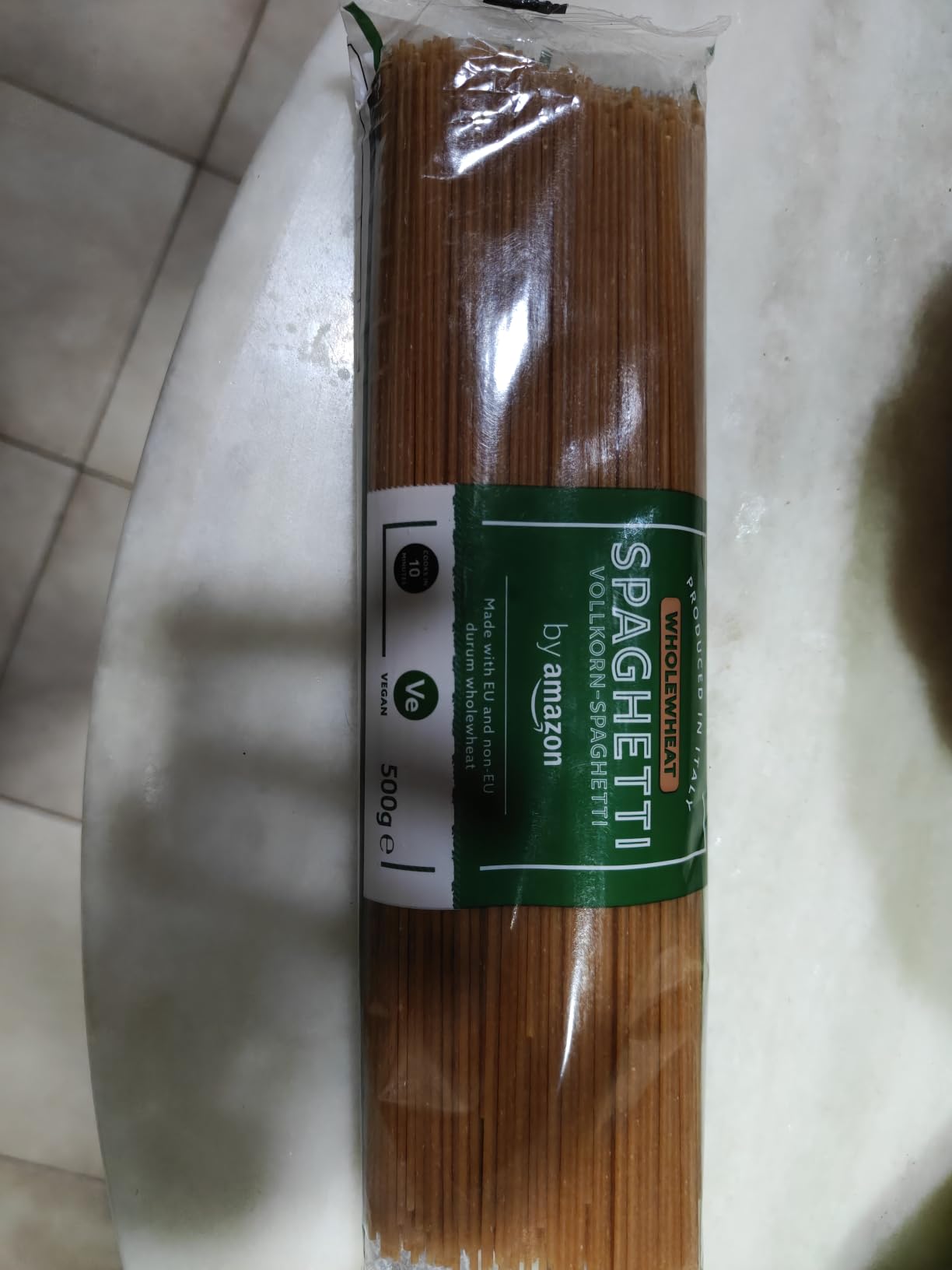 by Amazon Spaghetti Integrali pasta 500g grano duro