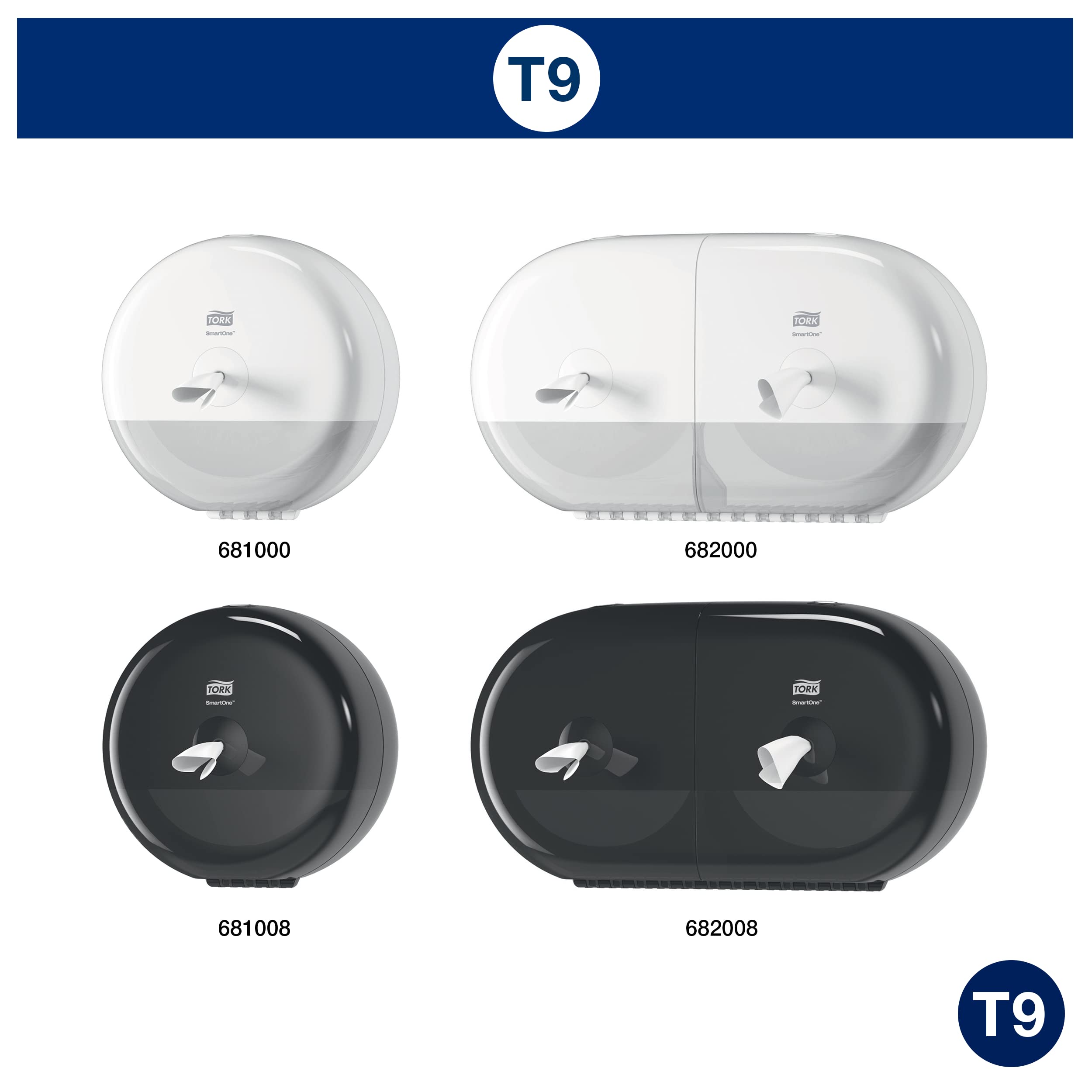 Tork SmartOne Mini 472193 T9 carta igienica 12 rotoli 2 veli