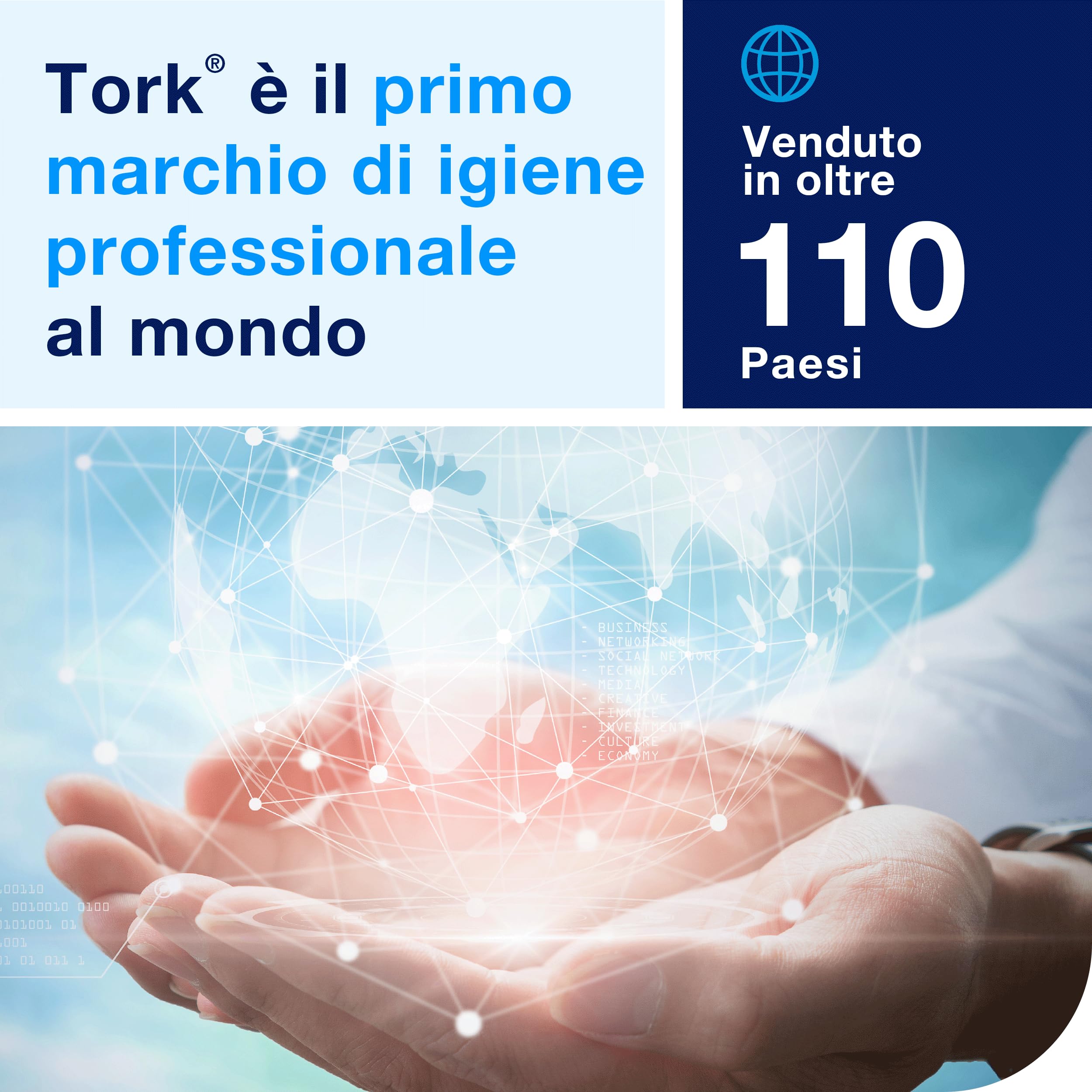 Tork Xpressnap 10840 tovaglioli monovelo bianchi 9000 pz