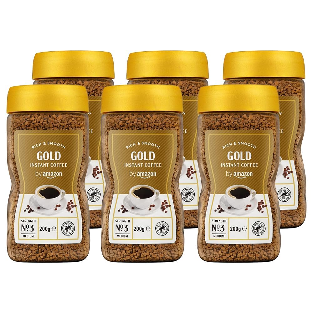 by Amazon Gold caffè solubile 200g tostatura media