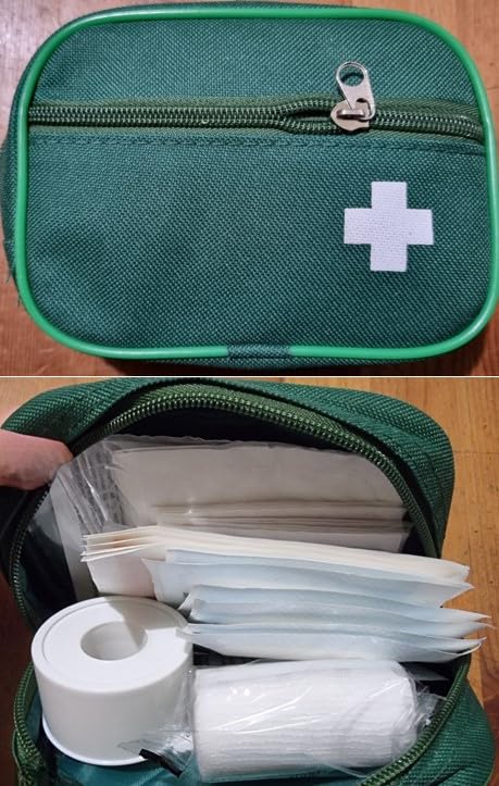 Healthcare by Amazon kit pronto soccorso 56 pezzi verde