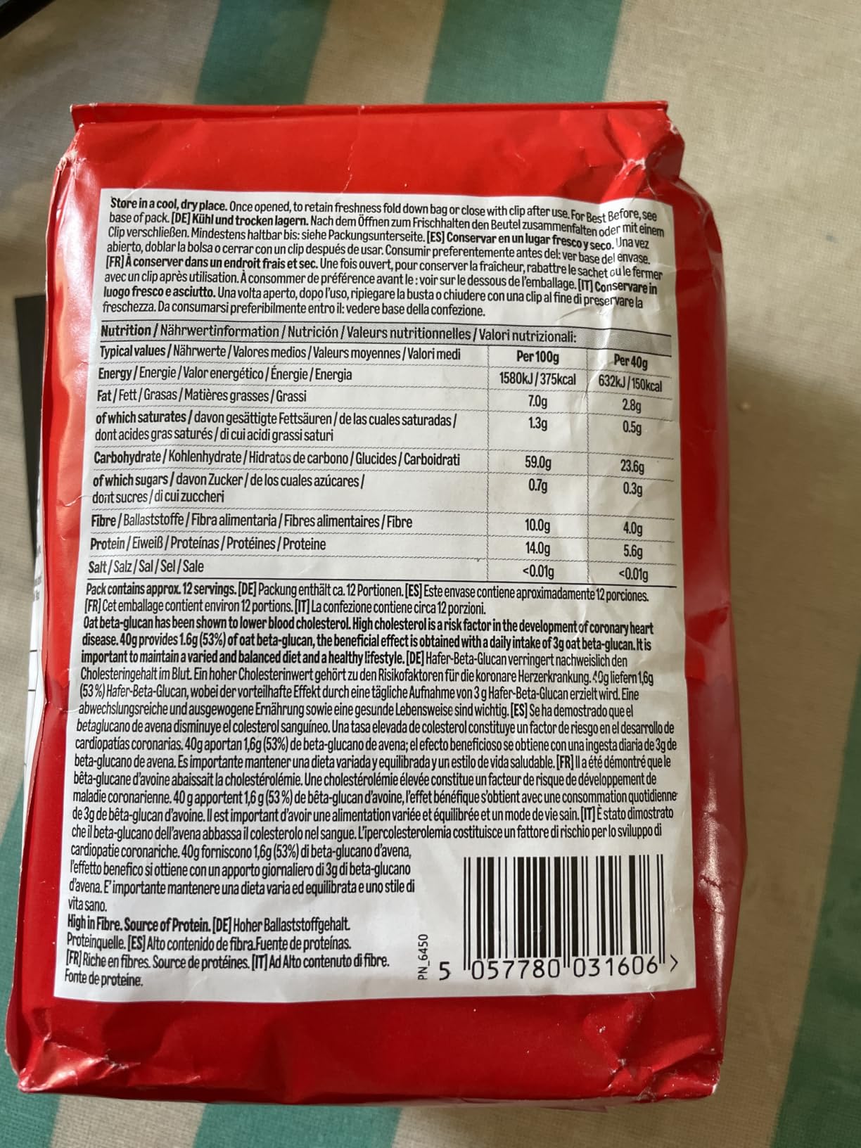 by Amazon fiocchi d'avena 500 g ricchi di fibre
