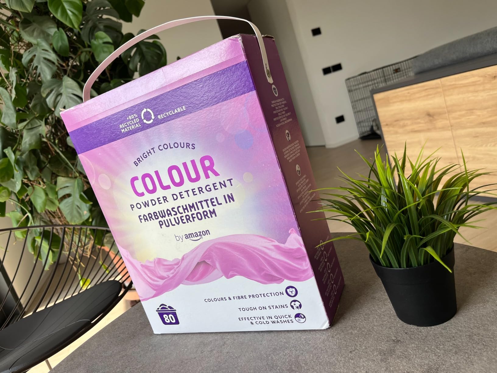 by Amazon detersivo polvere colorati 4,8 kg 80 lavaggi