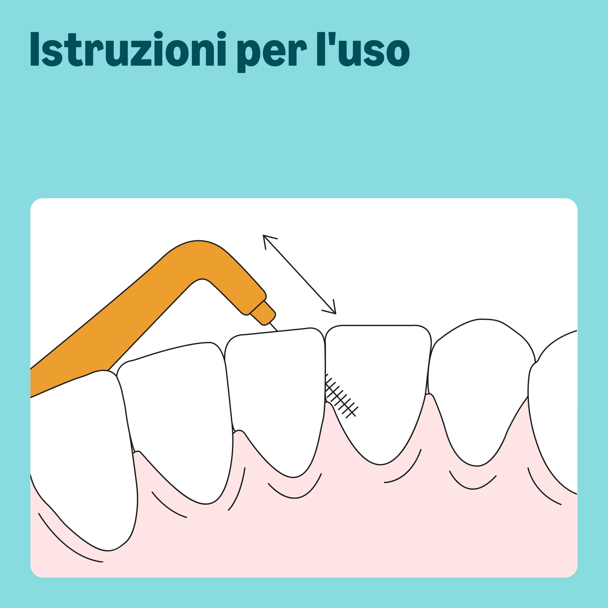 by Amazon Basic Care Scovolini Interdentali 0,45 mm 20 Pezzi Arancione