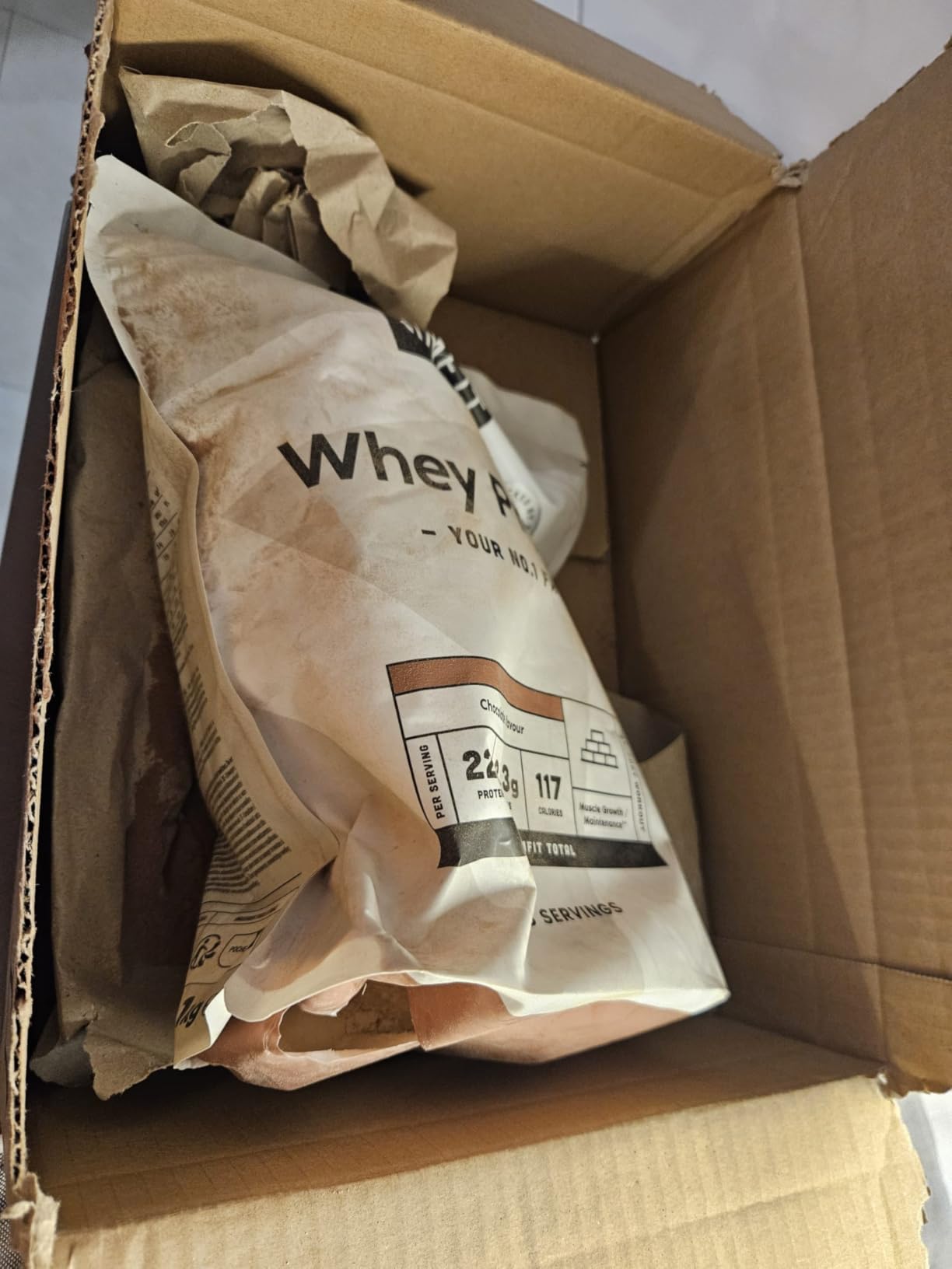 by Amazon Nutrition Proteine Siero Latte Cioccolato 2x1 kg 33 porzioni