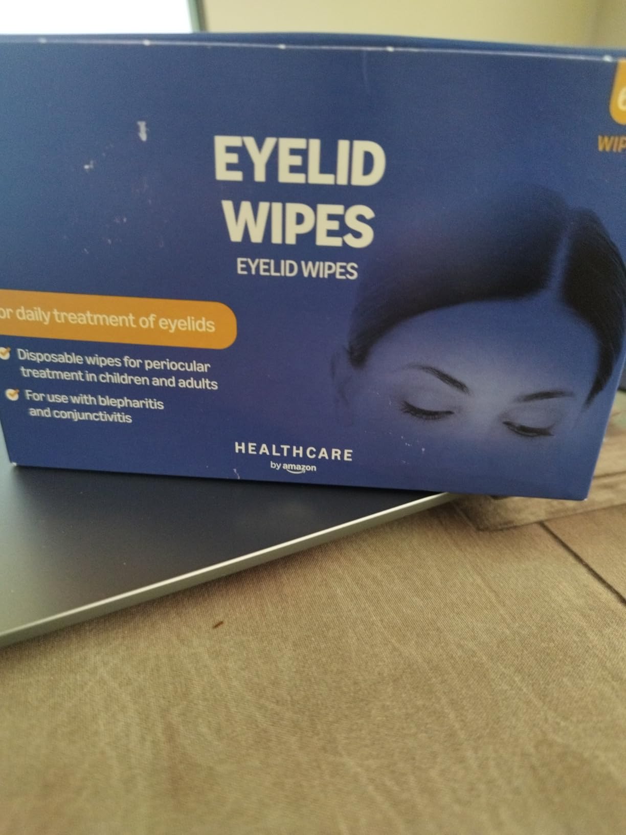 Healthcare by Amazon salviettine palpebre 60 pezzi inodori