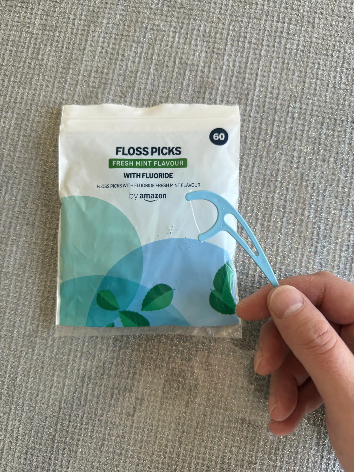 by Amazon Forcelle Interdentali Menta 180 pz Fluorurate