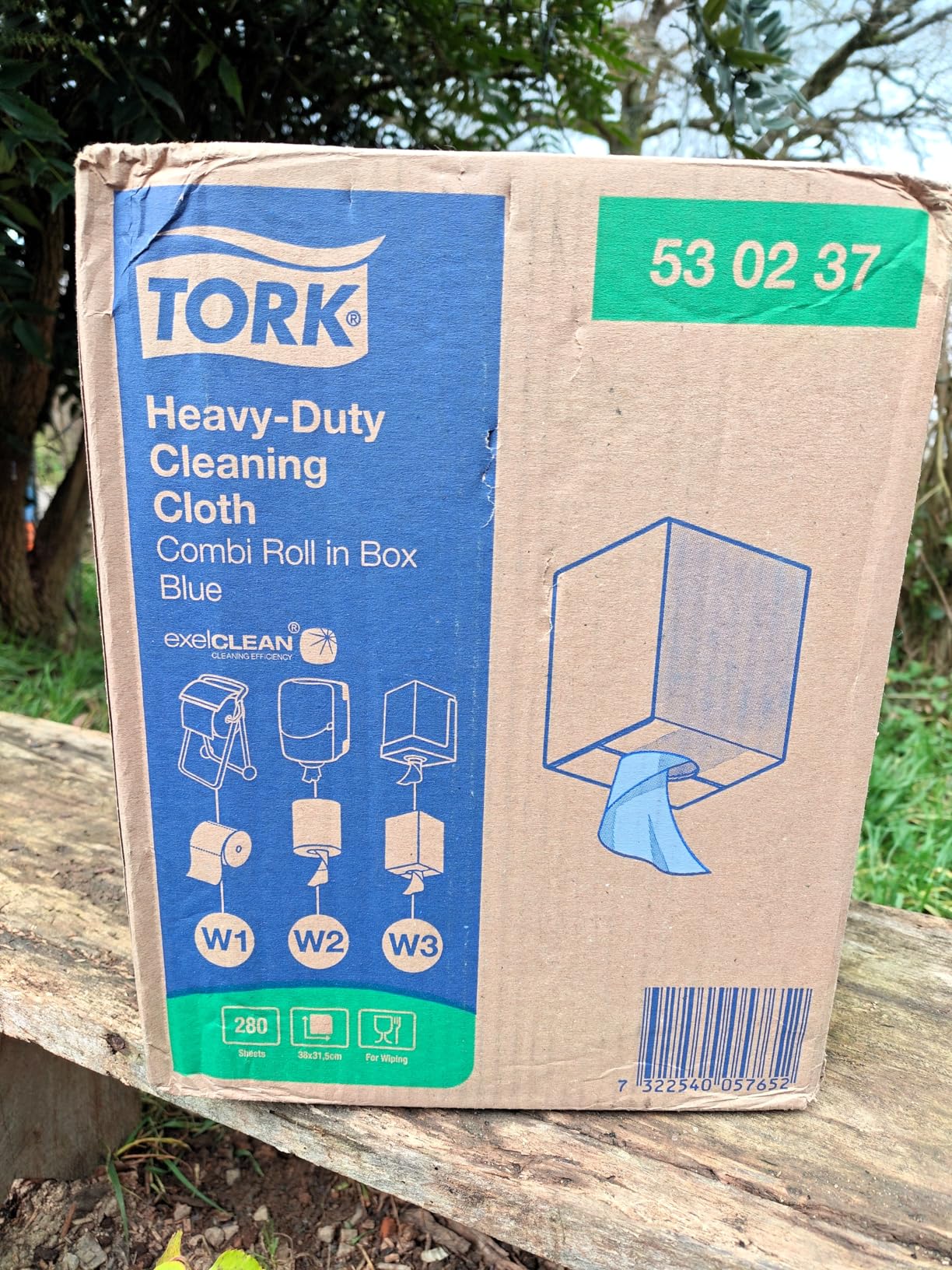 Tork 510104 panno pulizia rotolo 380m monovelo assorbente