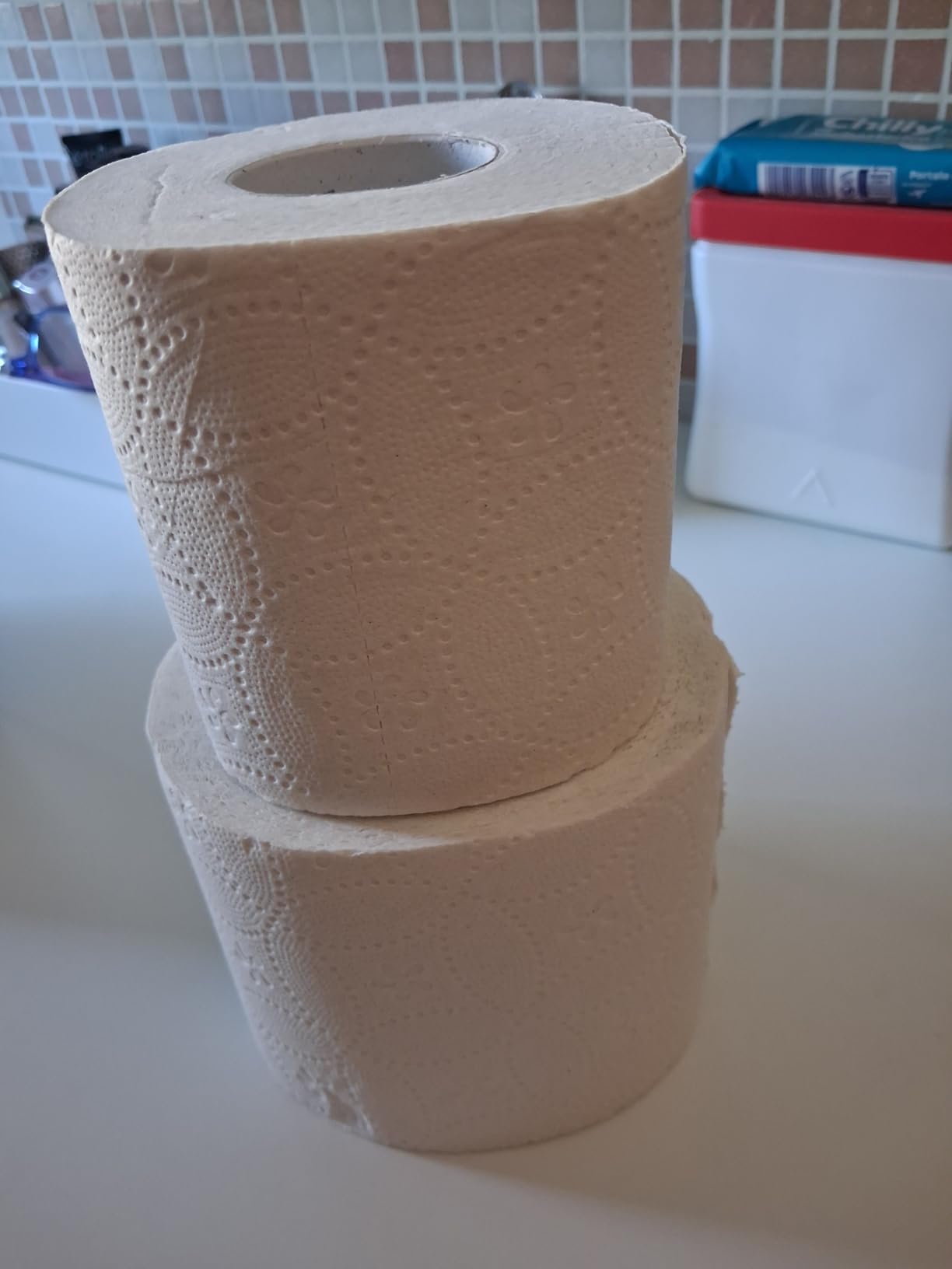 by Amazon carta igienica riciclata 3 veli 8 rotoli 200 strappi